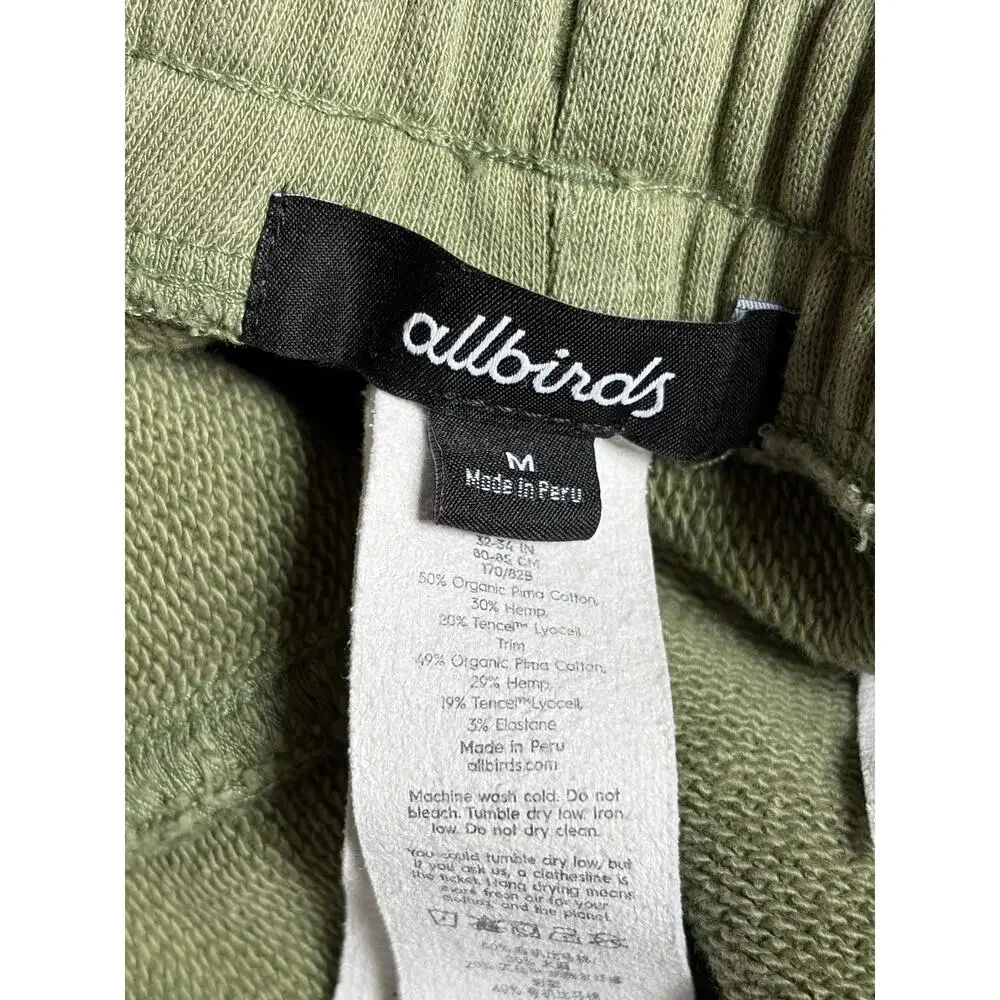 Allbirds Organic Cotton Sweatpants (Army Green) - Medium